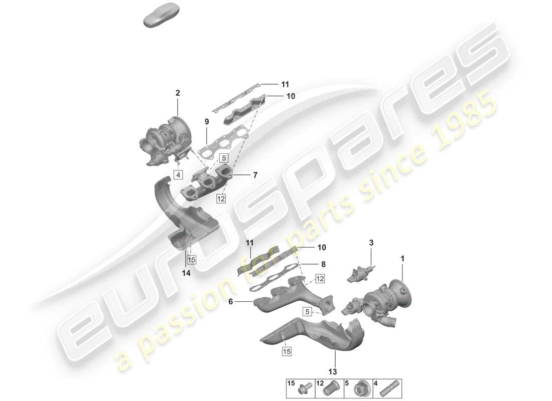 part diagram containing part number paf007634