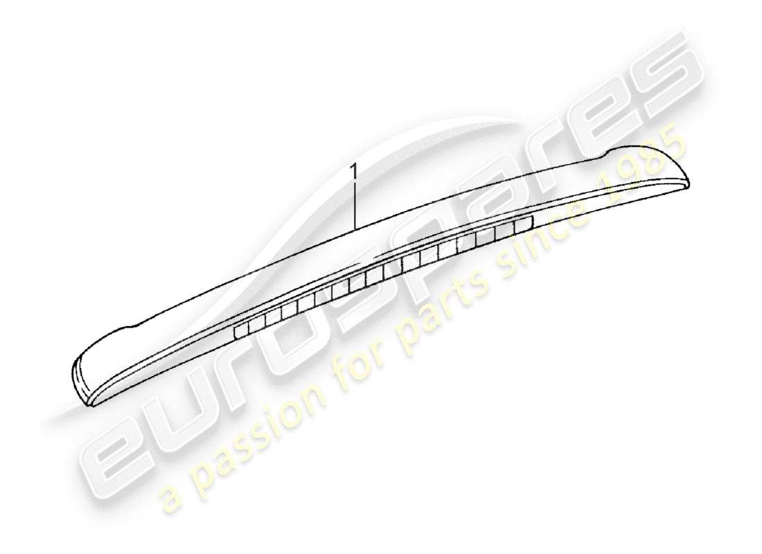 a part diagram from the porsche classic accessories (1975) parts catalogue