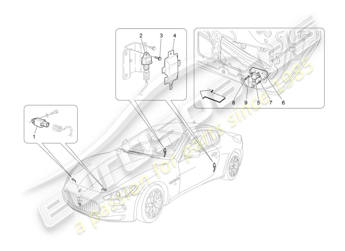 part diagram containing part number 85996800