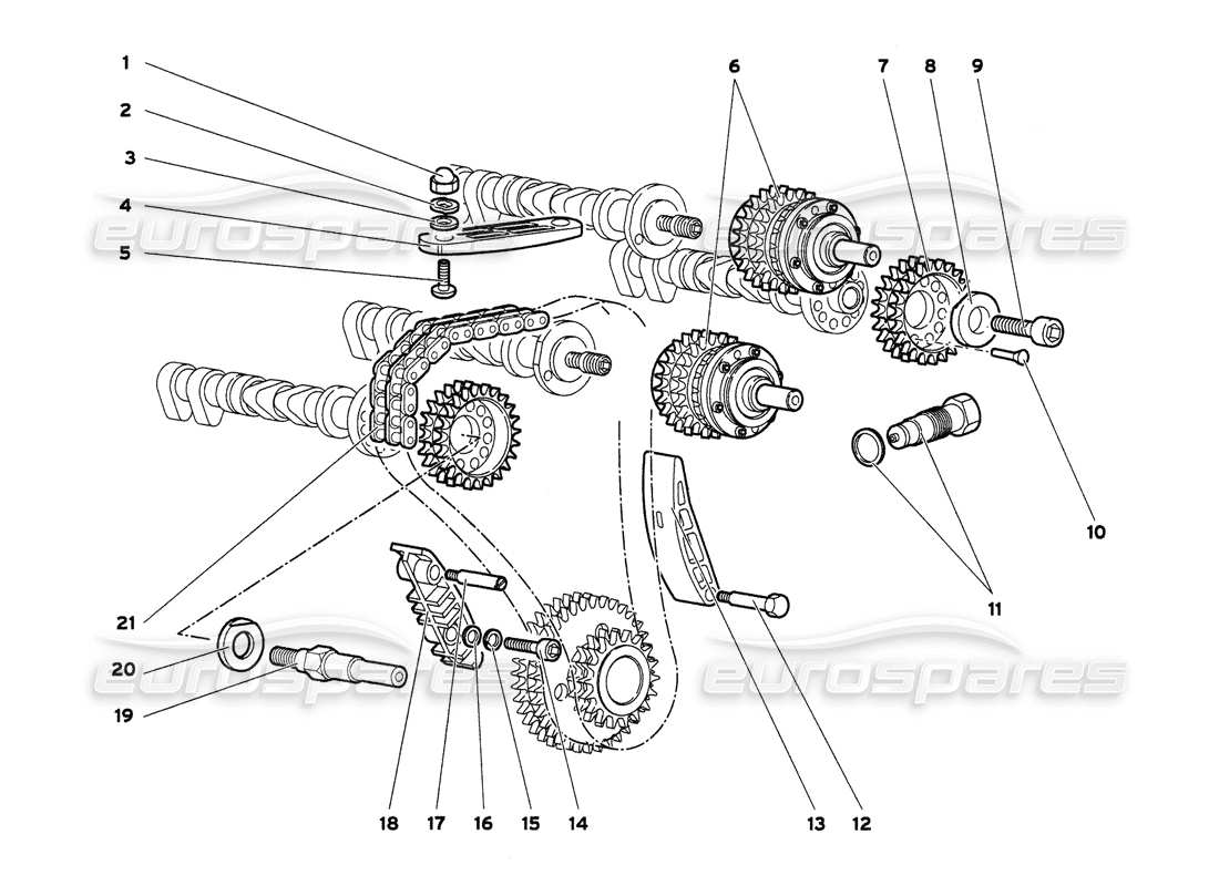 a part diagram from the lamborghini diablo 6.0 (2001) parts catalogue