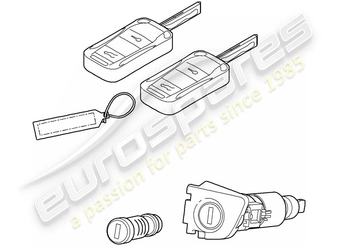 porsche cayenne (2008) repair kits part diagram