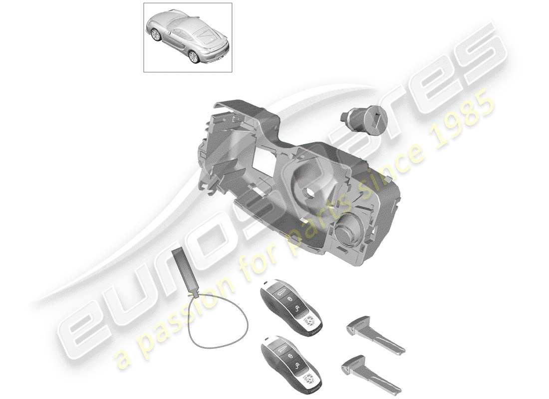 porsche 2016 repair kit part diagram