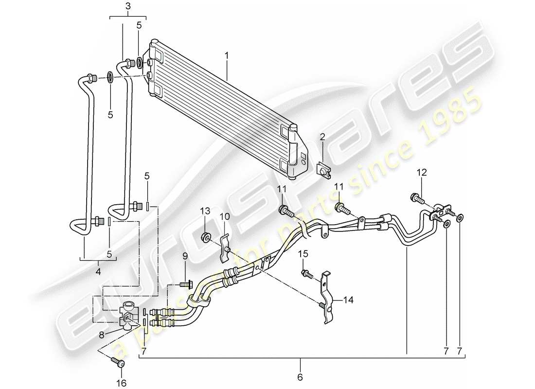 porsche cayenne (2004) tiptronic parts diagram