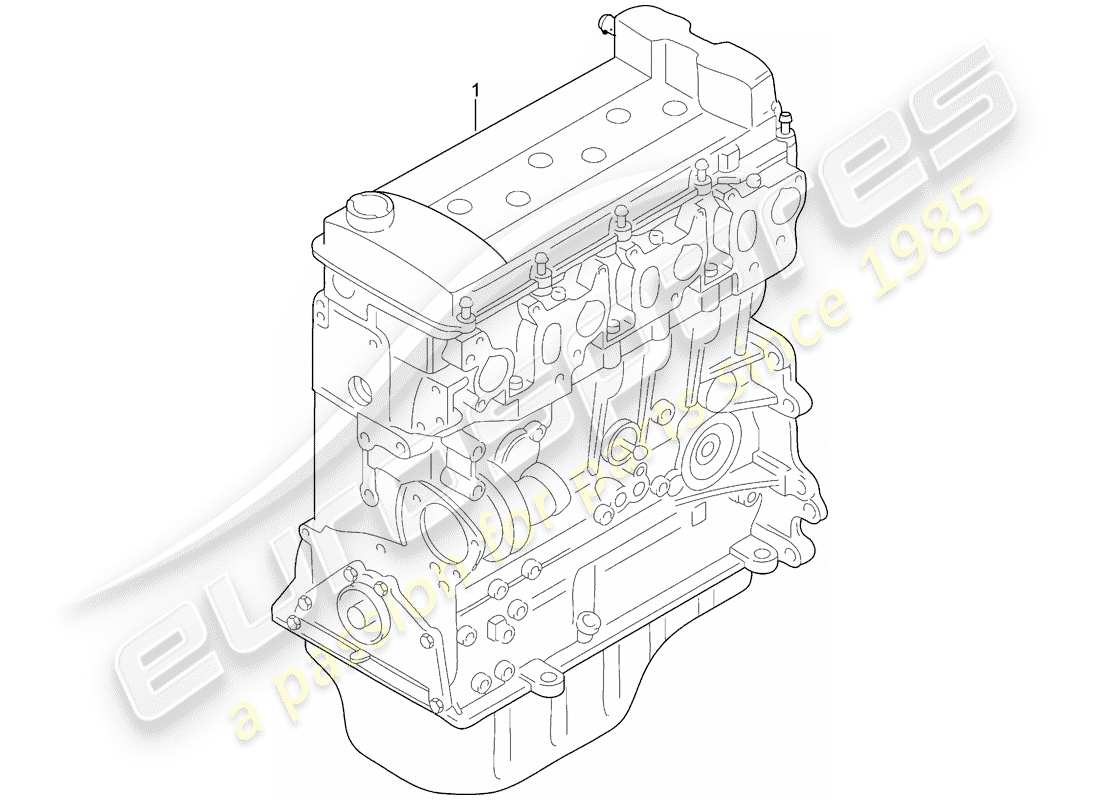 porsche cayenne e2 (2013) long block part diagram