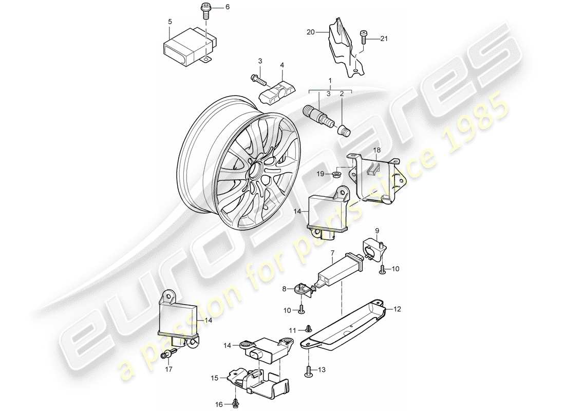 part diagram containing part number 95561811300