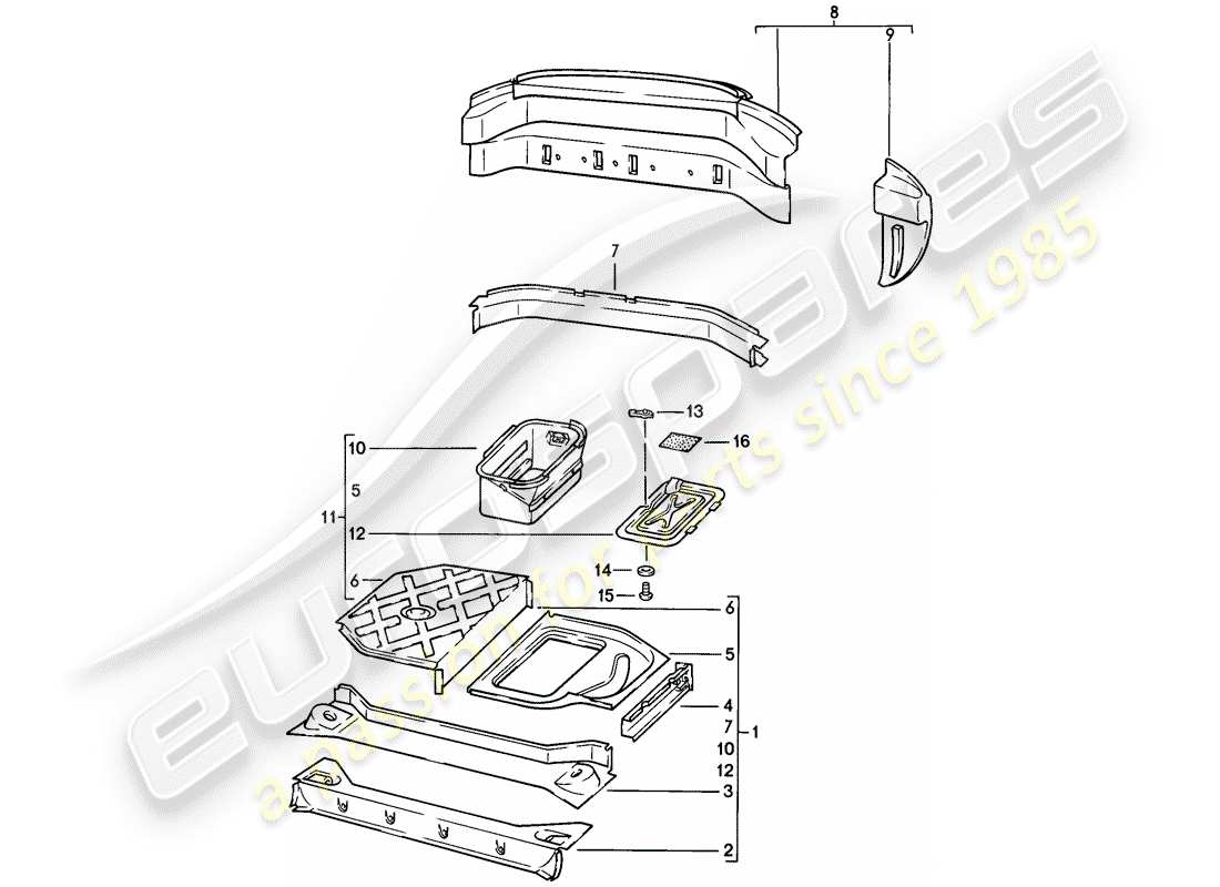 part diagram containing part number 92850107502