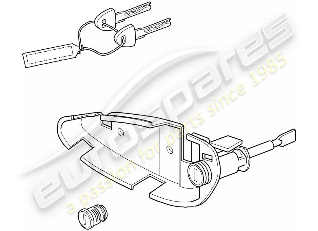 porsche cayman 987 (2008) repair kits part diagram