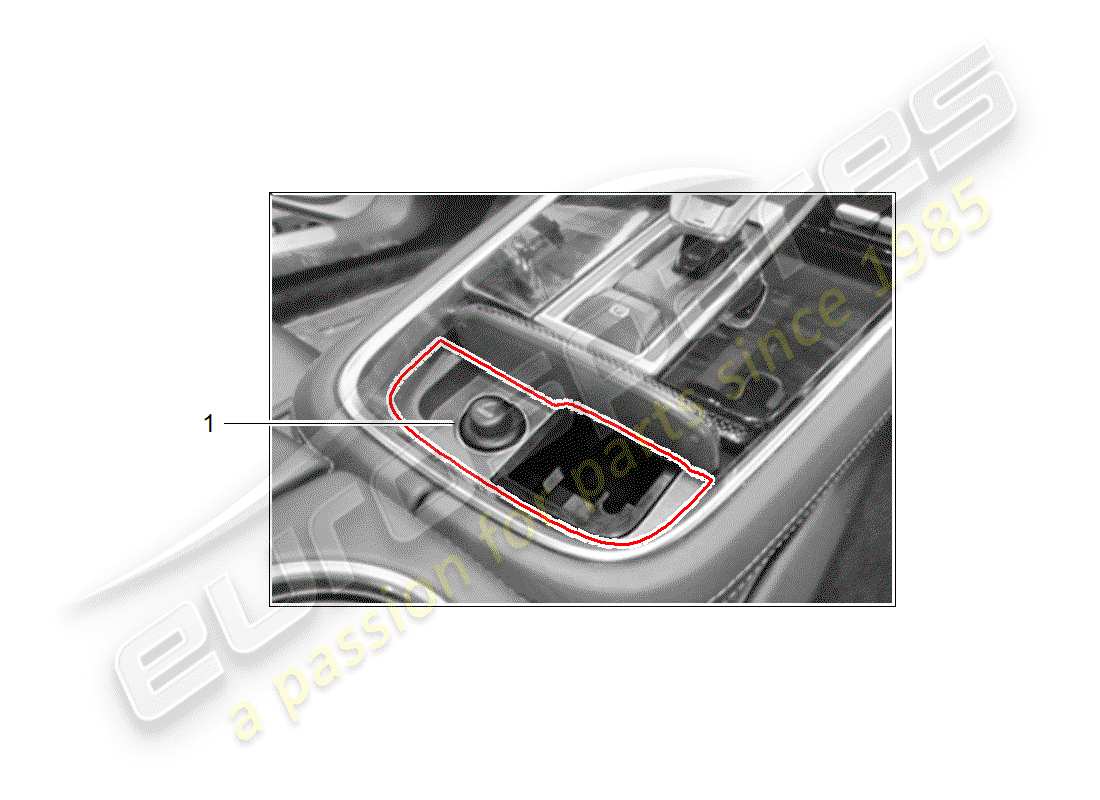 porsche tequipment panamera (2018) smoker package part diagram