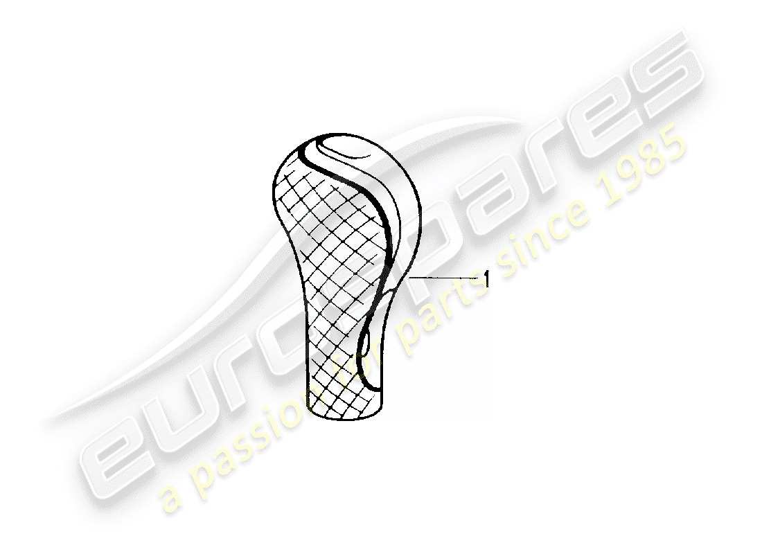 porsche tequipment catalogue (2003) selector lever part diagram