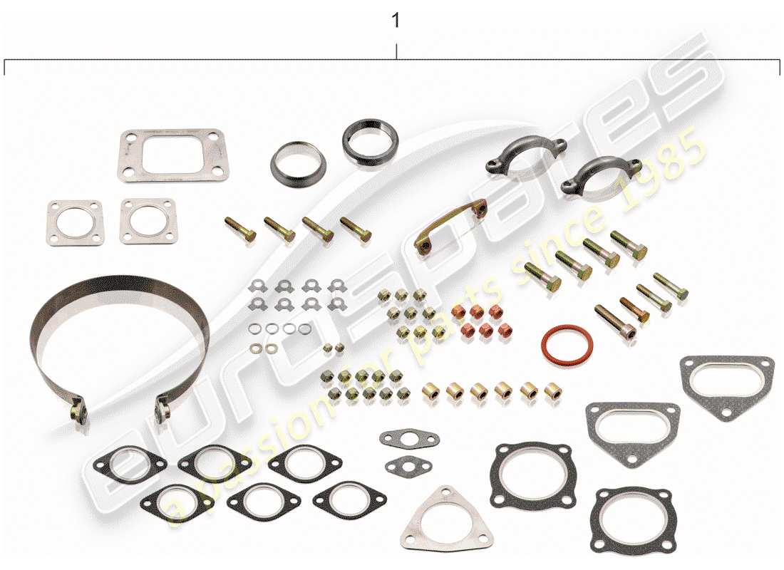 porsche 911 (1987) assembly kit - repair kit - maintenance set parts diagram