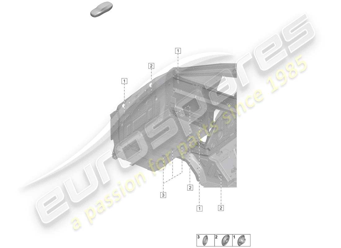 porsche 2019 plugs for body part diagram