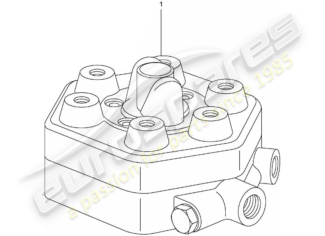 porsche replacement catalogue (1969) fuel distributor part diagram