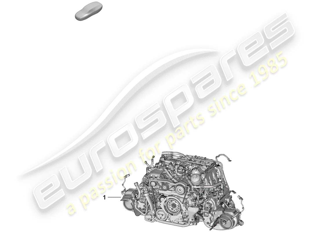 porsche 2019 replacement engine part diagram