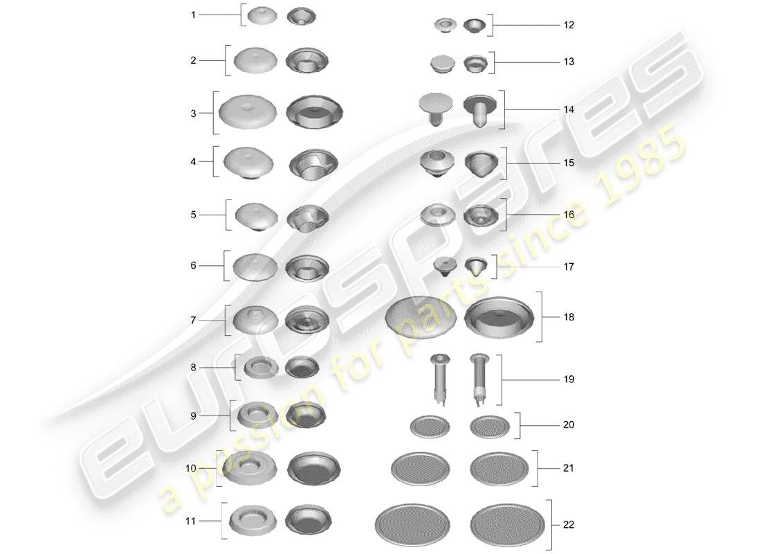 porsche 991 gen. 2 (2018) plug part diagram