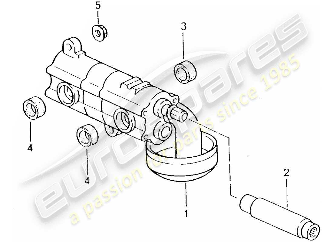 porsche 996 gt3 (2004) oil pump parts diagram