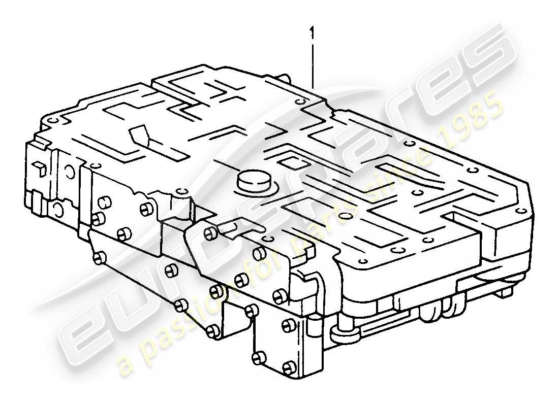 porsche replacement catalogue (1963) shift-valve body parts diagram