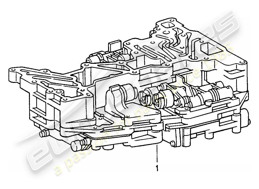 porsche replacement catalogue (1975) switch unit part diagram