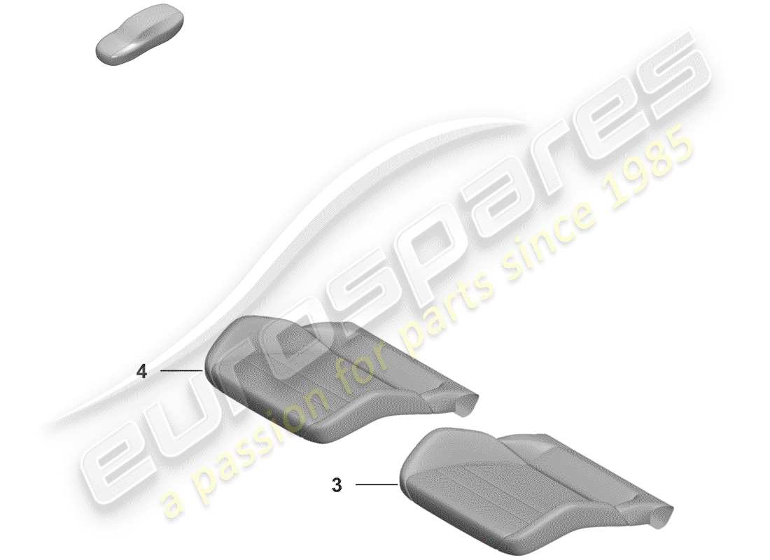 porsche 2019 foam part part diagram