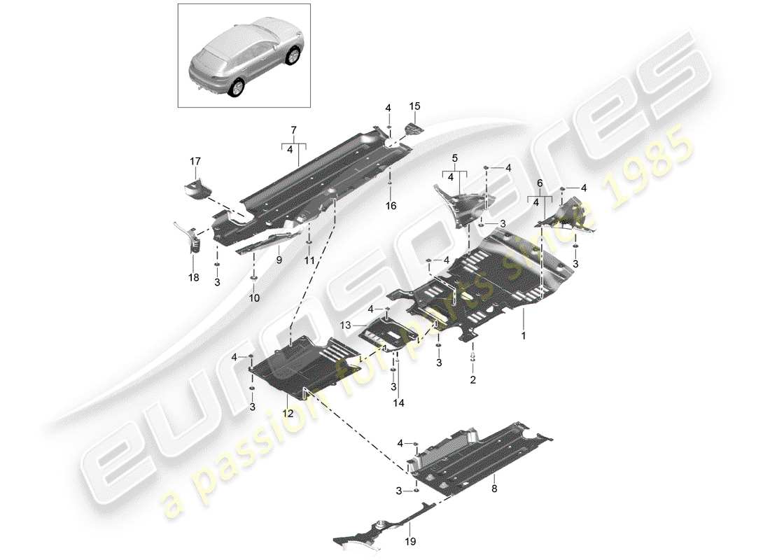 part diagram containing part number 95b825209a