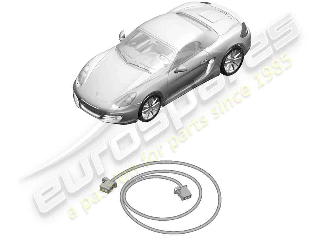 porsche boxster 981 (2015) wiring harnesses parts diagram