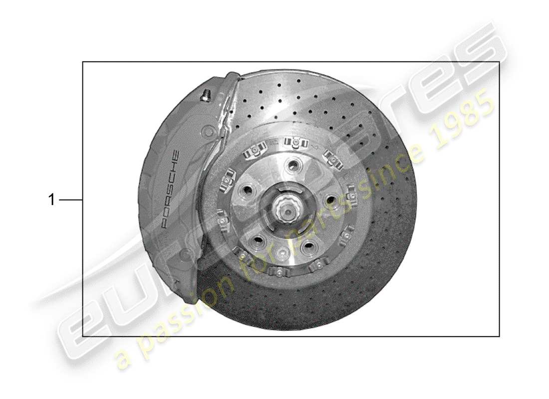 porsche tequipment cayenne (2014) brake parts diagram