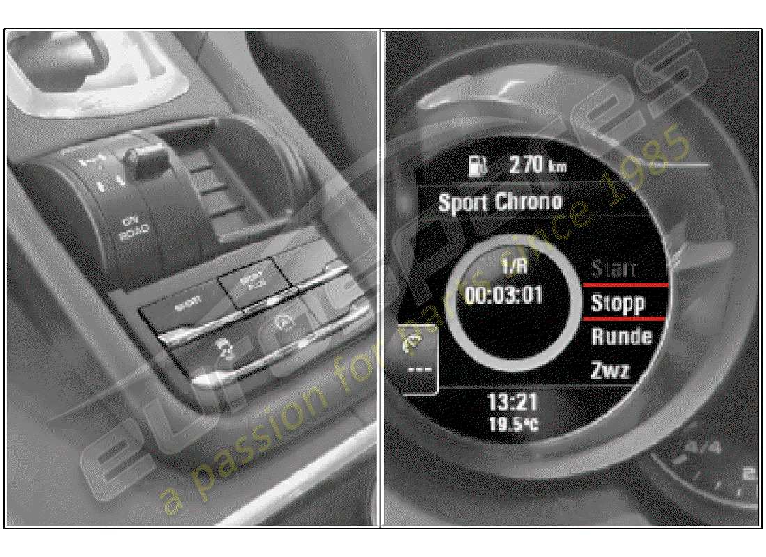 porsche tequipment cayenne (2003) installation kit part diagram