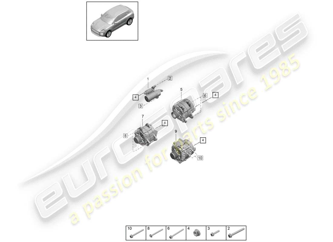 part diagram containing part number pac911024 x