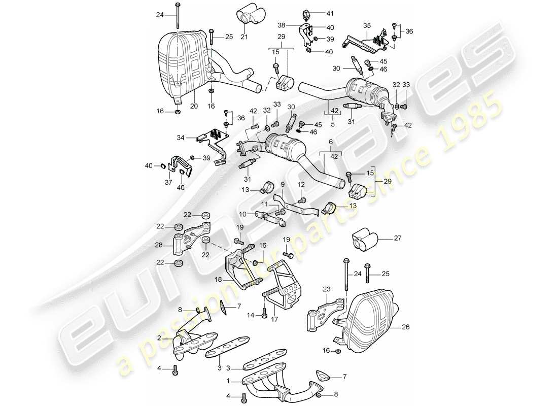 part diagram containing part number 99711110500