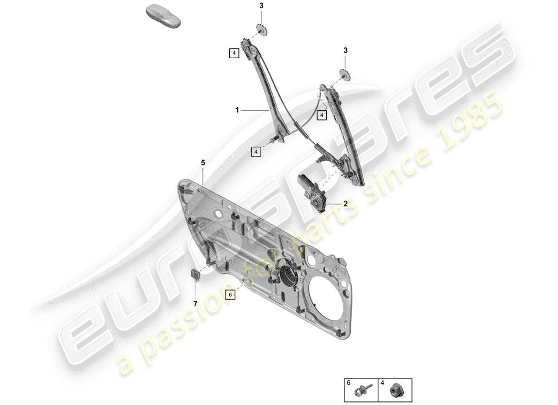 a part diagram from the porsche boxster parts catalogue