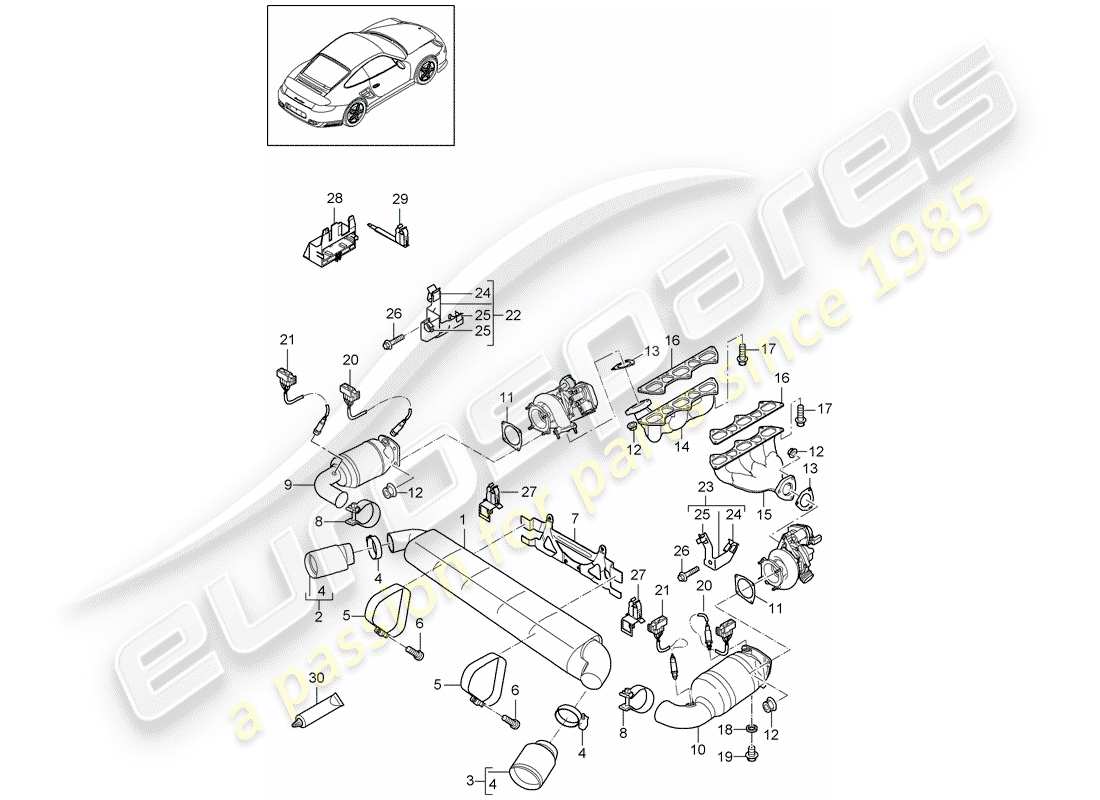 part diagram containing part number 99711121770