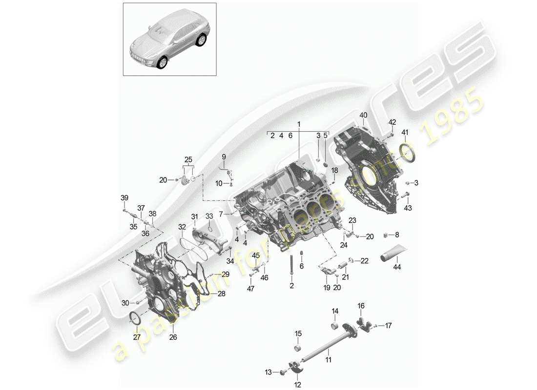 part diagram containing part number 95810107150