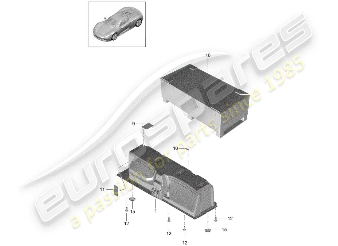 part diagram containing part number 91861105505