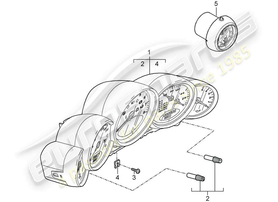 a part diagram from the porsche 997 parts catalogue