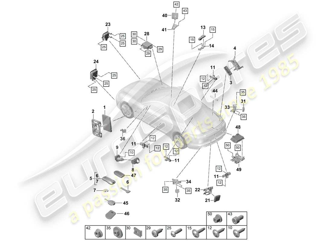 part diagram containing part number 971907483f