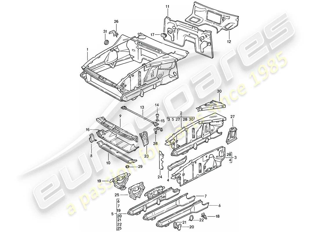 part diagram containing part number 92850108402