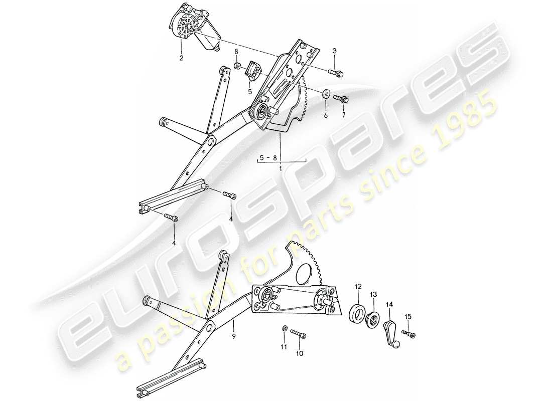 a part diagram from the porsche 959 parts catalogue