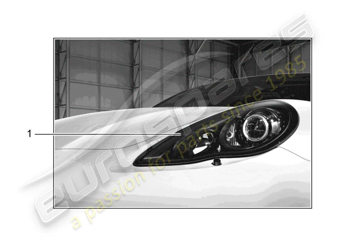 a part diagram from the porsche tequipment panamera (2012) parts catalogue