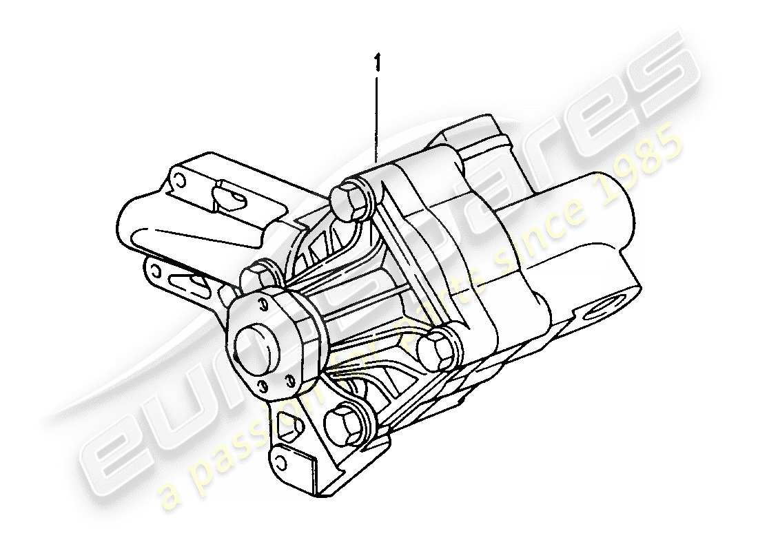 a part diagram from the porsche accessories and tequipment parts catalogue