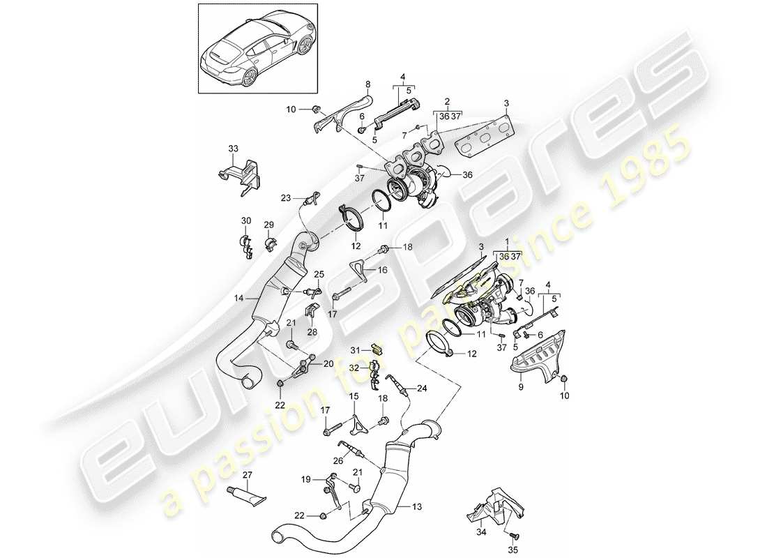 part diagram containing part number 94611133775