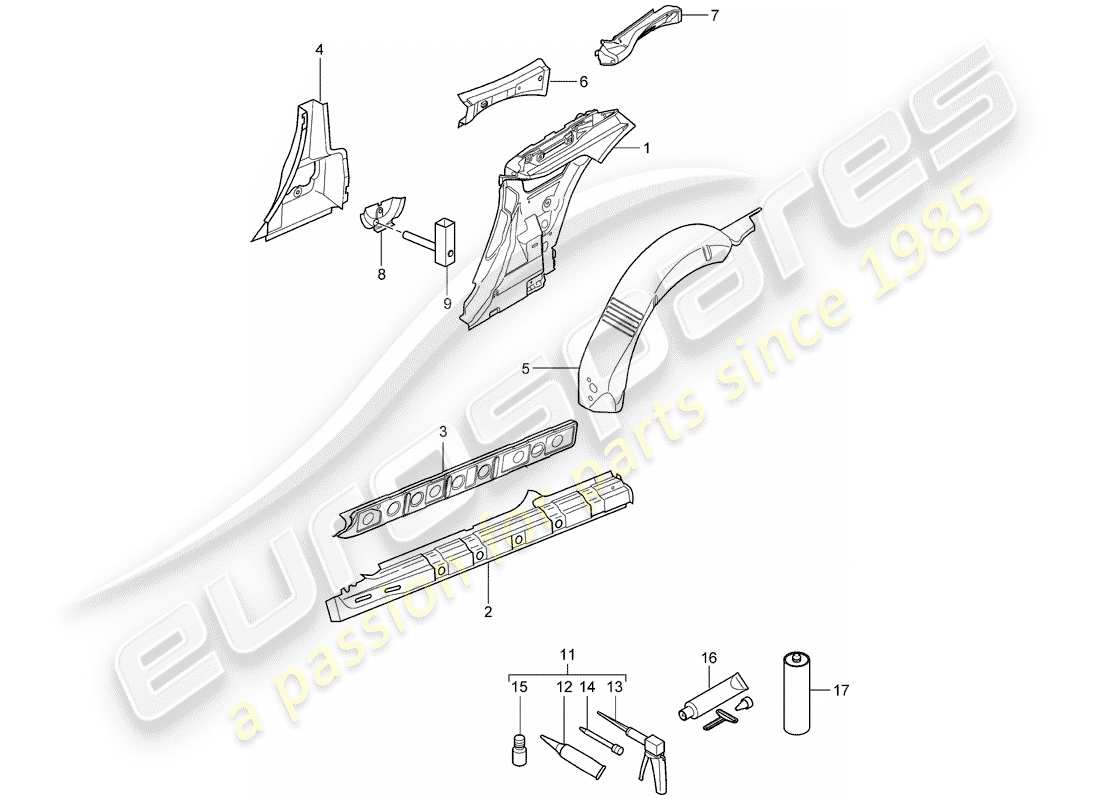 part diagram containing part number 99750207303