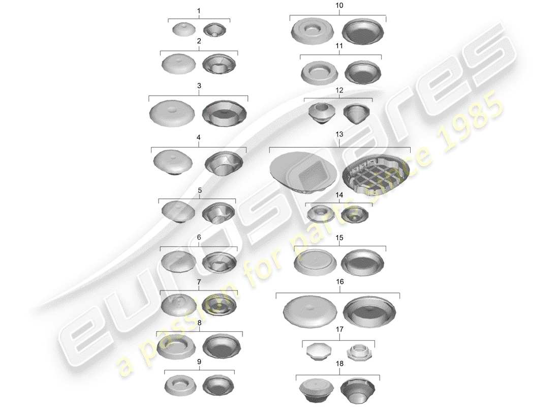 part diagram containing part number 99970354340