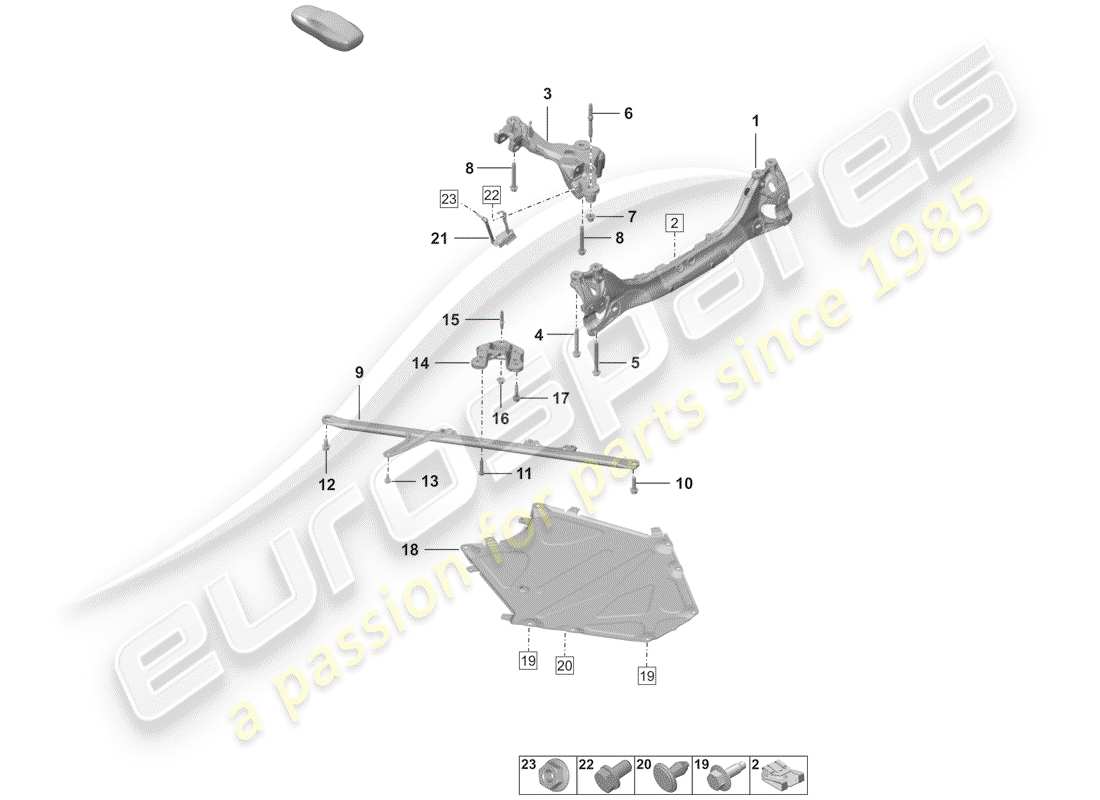 part diagram containing part number paf008642