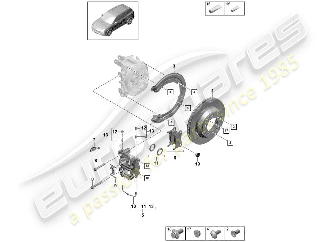 part diagram containing part number pab61561101