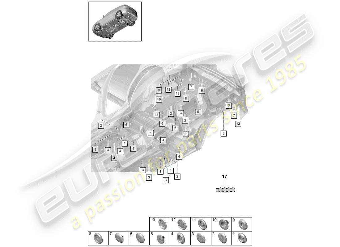 part diagram containing part number 95550418301