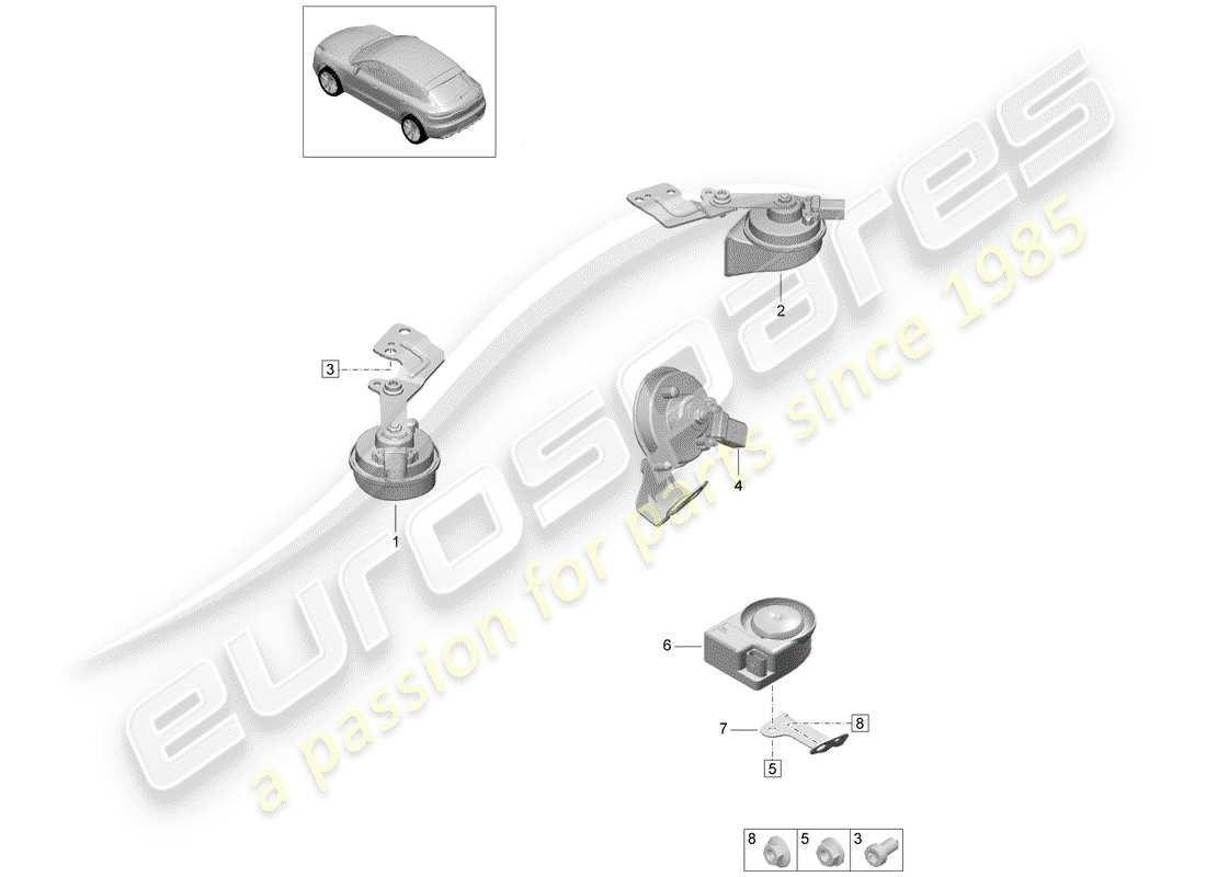 part diagram containing part number 95b951097a