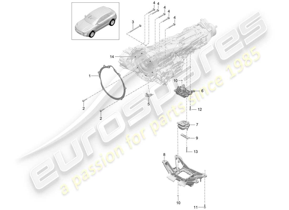 part diagram containing part number wht003211