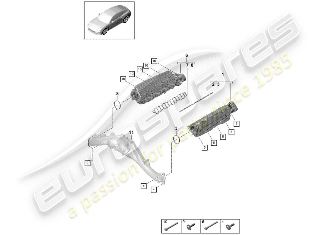 part diagram containing part number n 10562202