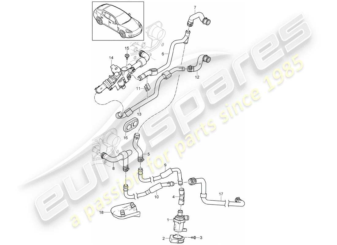 part diagram containing part number 97057258500