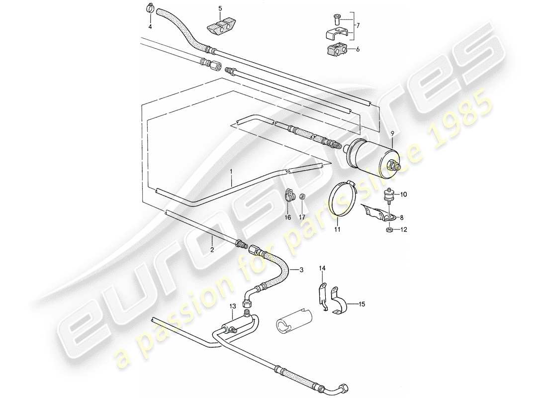 part diagram containing part number 95957310101