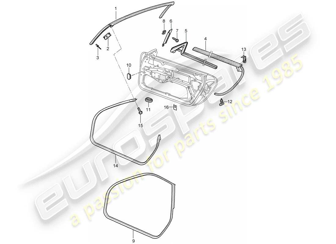 part diagram containing part number 99653707604